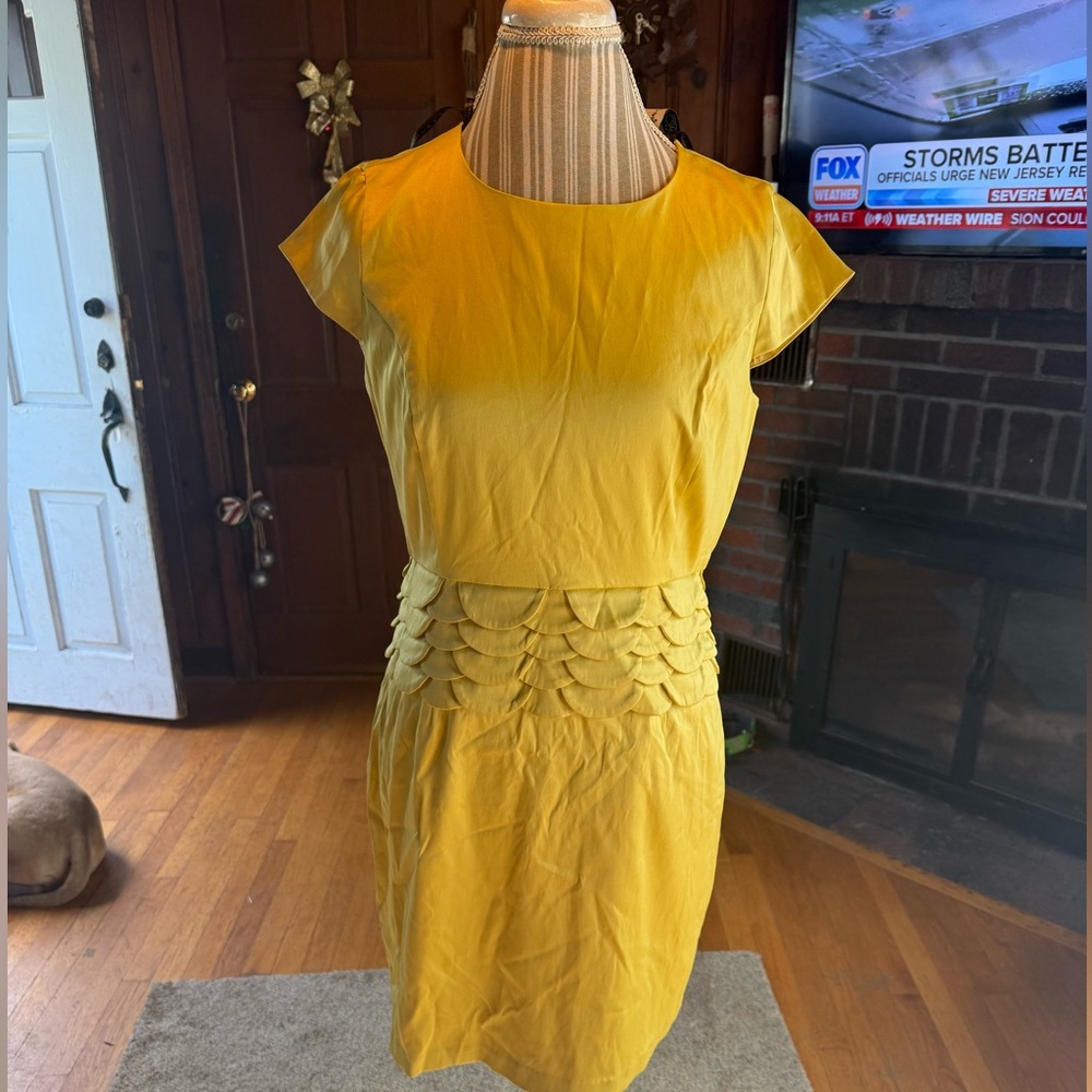 Twelve by Twelve yellow dress nwot